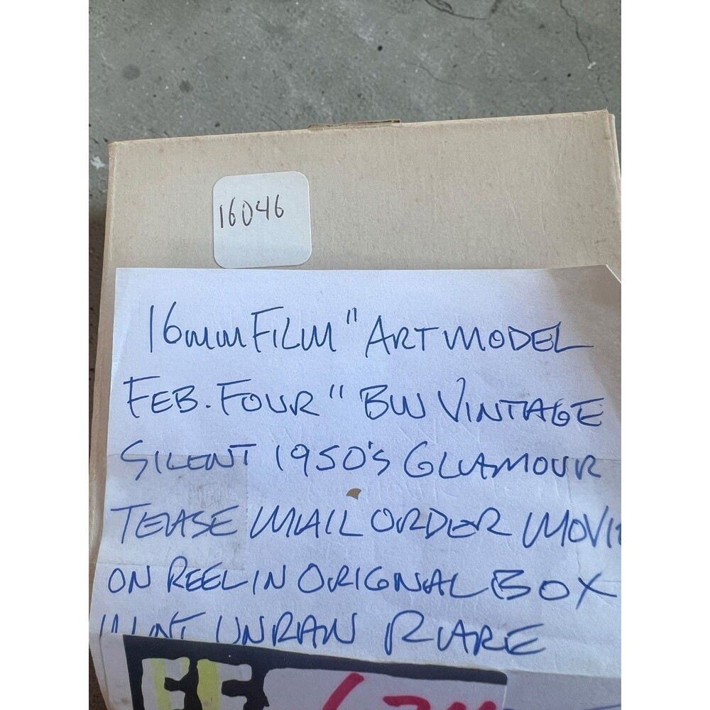 Art Models February Week Four Rare 1950s VTG Exotic Glamour 16mm Film 100’ Reel